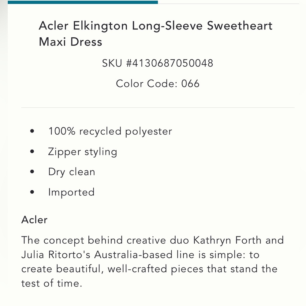 Acler pink Ellington long sleeve sweet heart dress from Anthropologie - Picture 4 of 4
